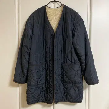 FREAKS STORE 네이비 퀼팅 자켓