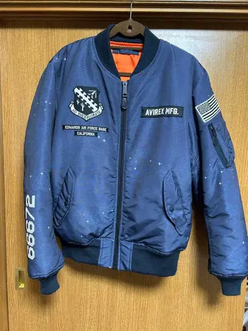 AVIREX MA-1 플라이트 자켓 네이비