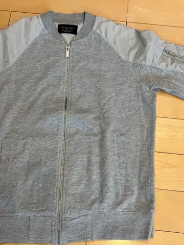 그레이 집업 점퍼