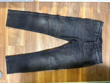 다크 그레이 스트레이트 데님