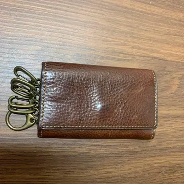 브라운 가죽 키케이스