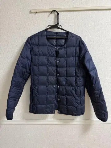 TAION 네이비 다운 자켓 퀼팅