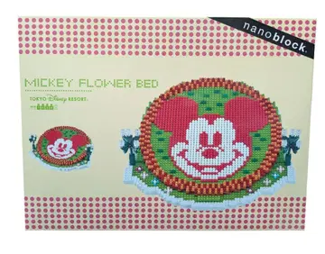 디즈니 nanoblock 미키 플라워 베드 랜드 꽃 미키