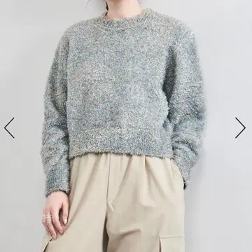 글리터 라메 크루넥 니트 UNITED ARROWS