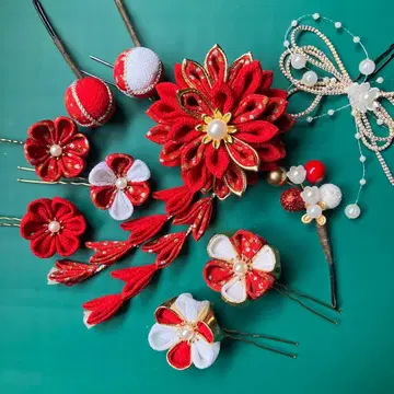 츠마미자이쿠 머리 장식 시치고산 성인식