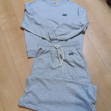 GAP 여성용 XXS 그레이 맨투맨 상하의
