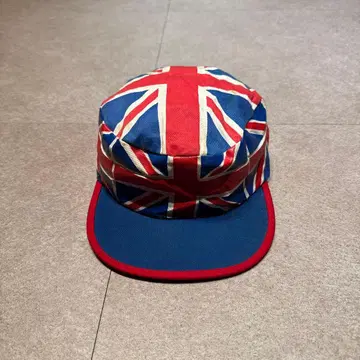 영국 국기 유니언 잭 캡 모자 빈티지 90s 올 패턴