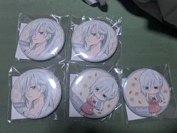 제비뽑기당 캔뱃지 호시나 스바루 5개 세트