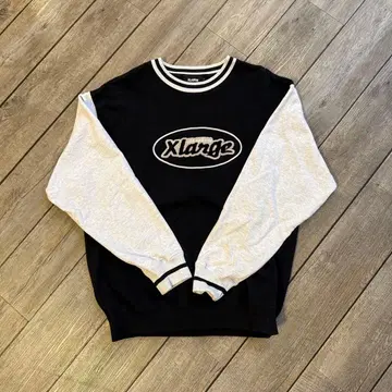 XLARGE 로고 트레이닝복 L 블랙/그레이