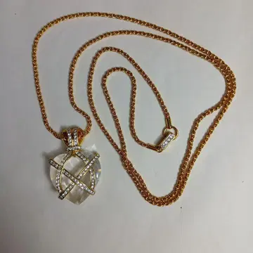 SWAROVSKI 하트형 크리스탈 목걸이