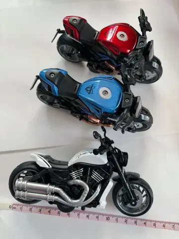 미니어처 바이크 모델 3대 세트