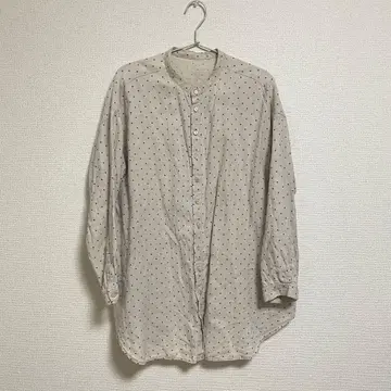 [ nestRobe ] 린넨 도트 프린트 셔츠