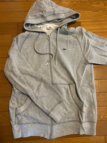 LACOSTE 라코스테 지퍼 후드티 그레이 L