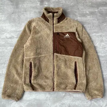 adidas 리버서블 자켓 보아 나일론 브라운 작음