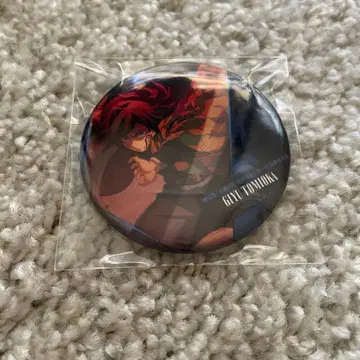 극장판 귀멸의 칼날 등이 말하는 것 캔뱃지 토미오카 기유 영화