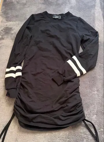 맨투맨 원피스 미니 기장