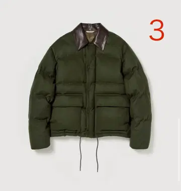 베이비 카멜 플란넬 다운 블루종 오라리