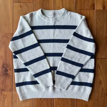 BEAUTY&YOUTH 스트라이프 니트 스웨터