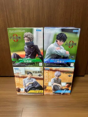 주술회전 Yumemirize 피규어 4체 세트