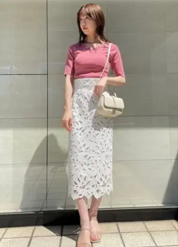 스나이델 레이스 타이트 스커트