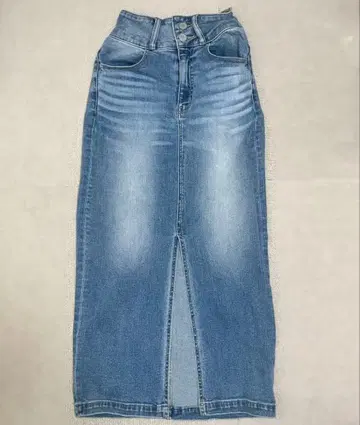 AZUL 데님 롱 스커트
