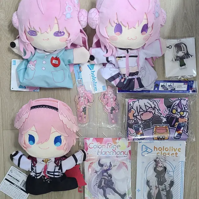 홀로라이브 코요리 라플라스 사카마타 루이 라덴 아크릴스탠드 인형 등
