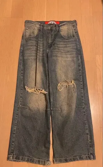 JADED LONDON WASHED BLUE 데님 팬츠 W32