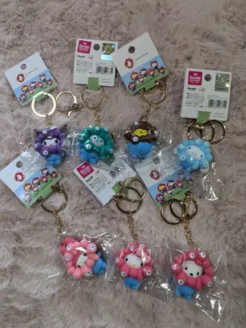 산리오 미야쿠미야쿠  키링 파스텔 컬러 7종