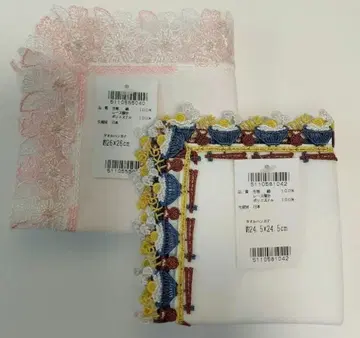 긴자와 레이스 손수건 손수건 계란 간장밥 벚꽃 소식