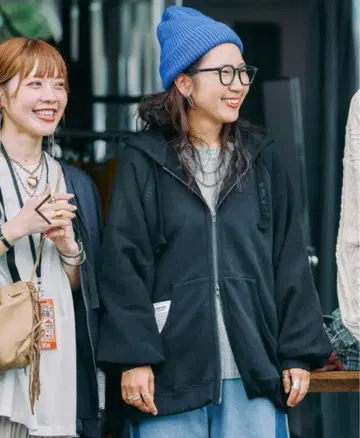 니코앤드 [be with M] 미사요 하기 후드티