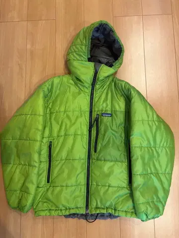patagonia 더스 파카 게코 그린 XS