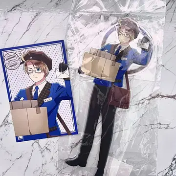 헤타리아 미국 우편 아크릴 스탠드