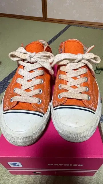 PRO-Keds 오렌지 9 스웨이드 스니커즈 스웨이드 vintage