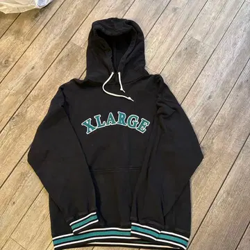 XLARGE 후드 부착 후드티 XL 블랙