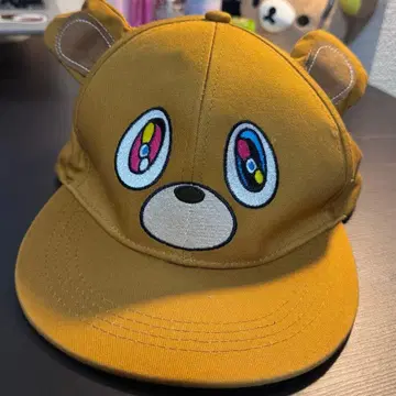 곰 귀도리 모자 브라운