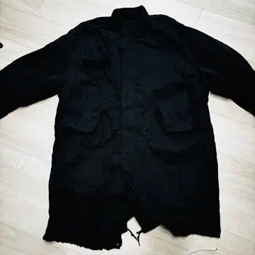 coen 블랙 남성용 코트 L 사이즈 롱