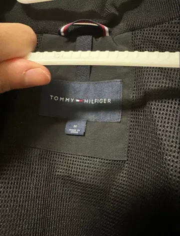 TOMMY HILFIGER 나일론 자켓 M 사이즈 블랙