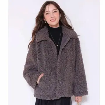 [ 새상품 ] 아푸와이저 리셰 스텐칼라 보아 코트