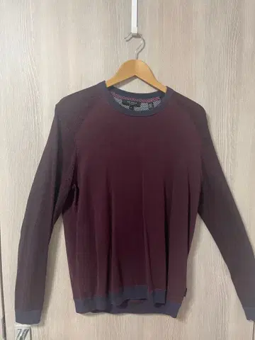 TED BAKER 버건디 니트 3