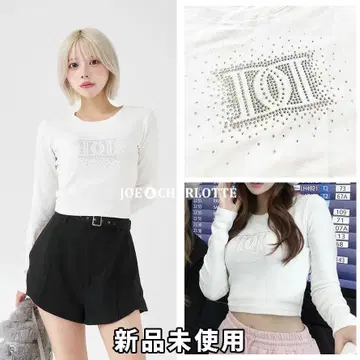 다리치 darich 샤이니 DD 로고 컴팩트 롱 T셔츠 화이트