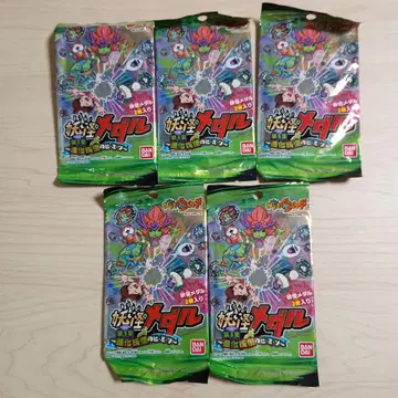 반다이 요괴워치 요괴 메달 제3장 미개봉 팩 5개 세트