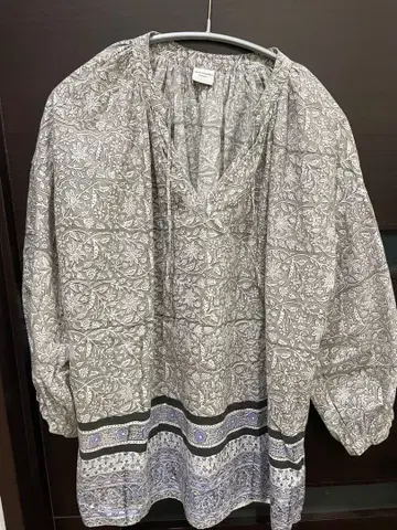 URBAN RESEARCH DOORS 꽃무늬 7부 소매 셔츠