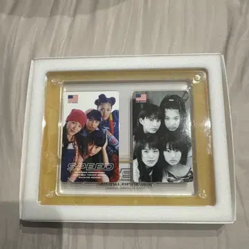 SPEED 오리지널 폰 카드 2장 세트