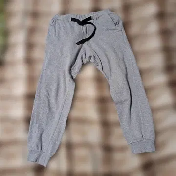 그레이 조거 팬츠 드로 코드 포함