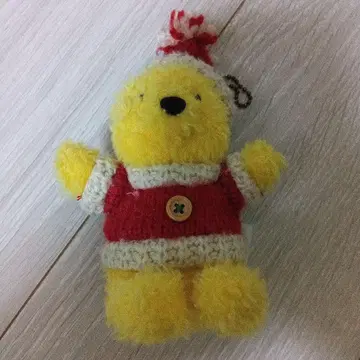 푸우 인형 배지 디즈니 크리스마스 2018 바