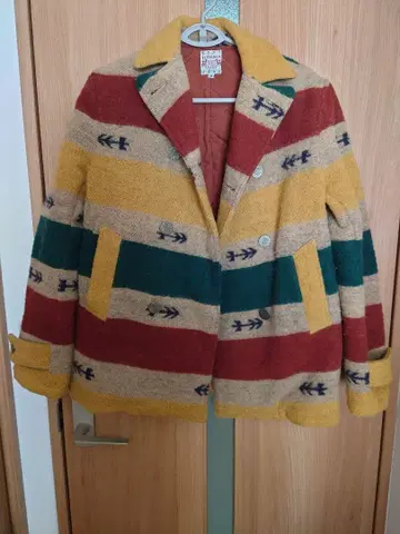 TITICACA 스트라이프 패턴 자켓 M