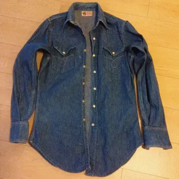 Penney's 데님 셔츠 긴팔