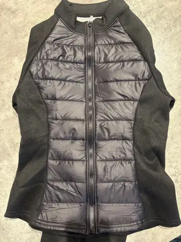 다운 자켓 블랙 화이트 2장 세트