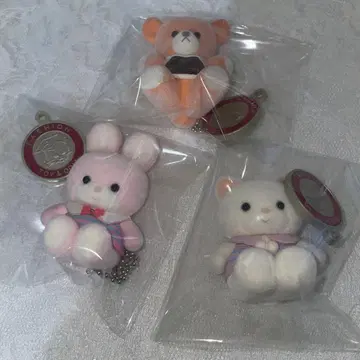 요시토쿠 봉제 인형 가챠 크리미 고양이 토끼 곰