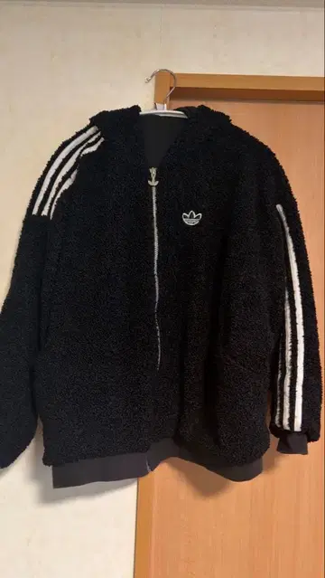 선착순! adidas 지퍼 후드티 S 사이즈 블랙